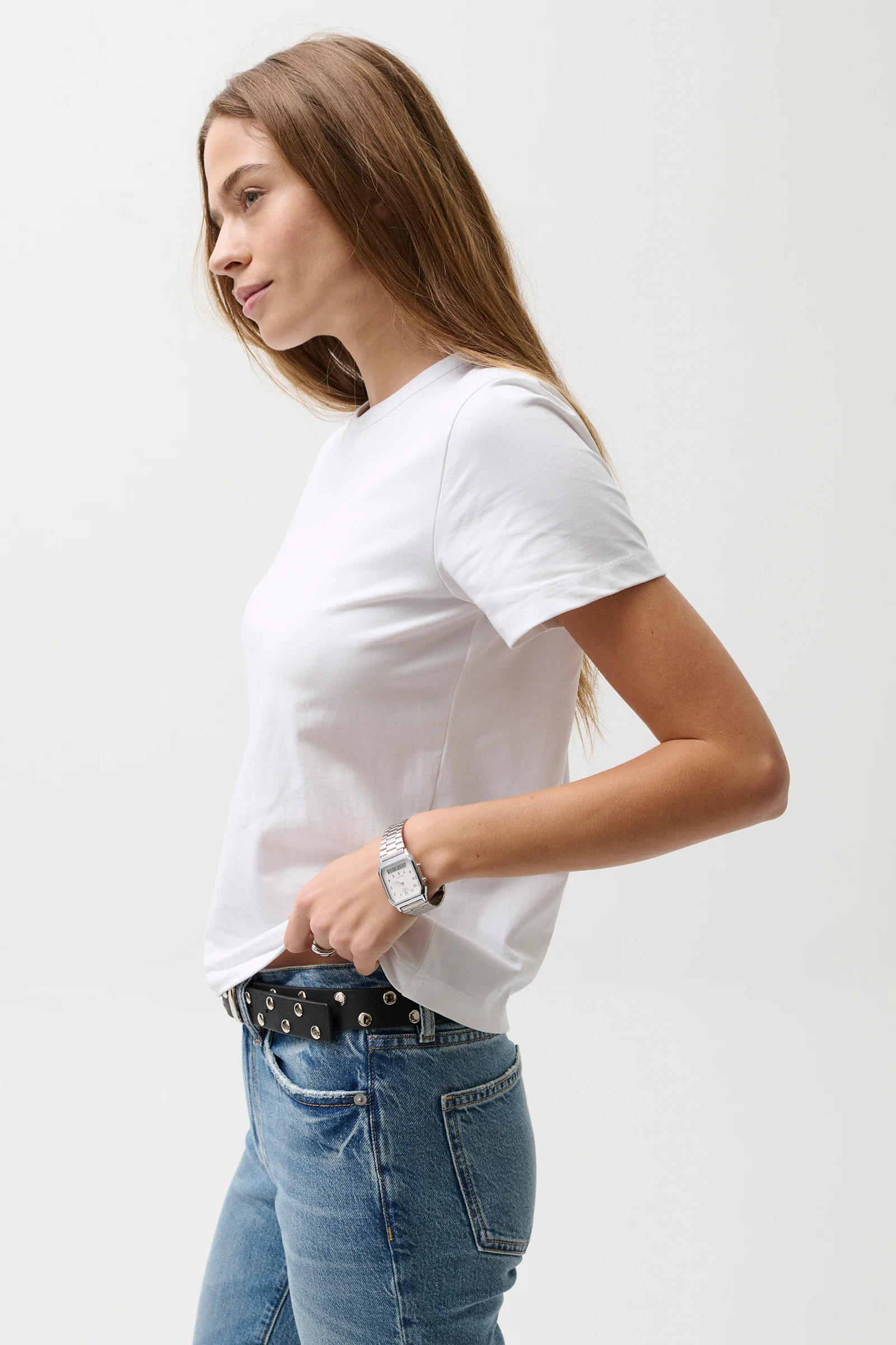 Alba Baby Tee - Le Blanc - Image 3