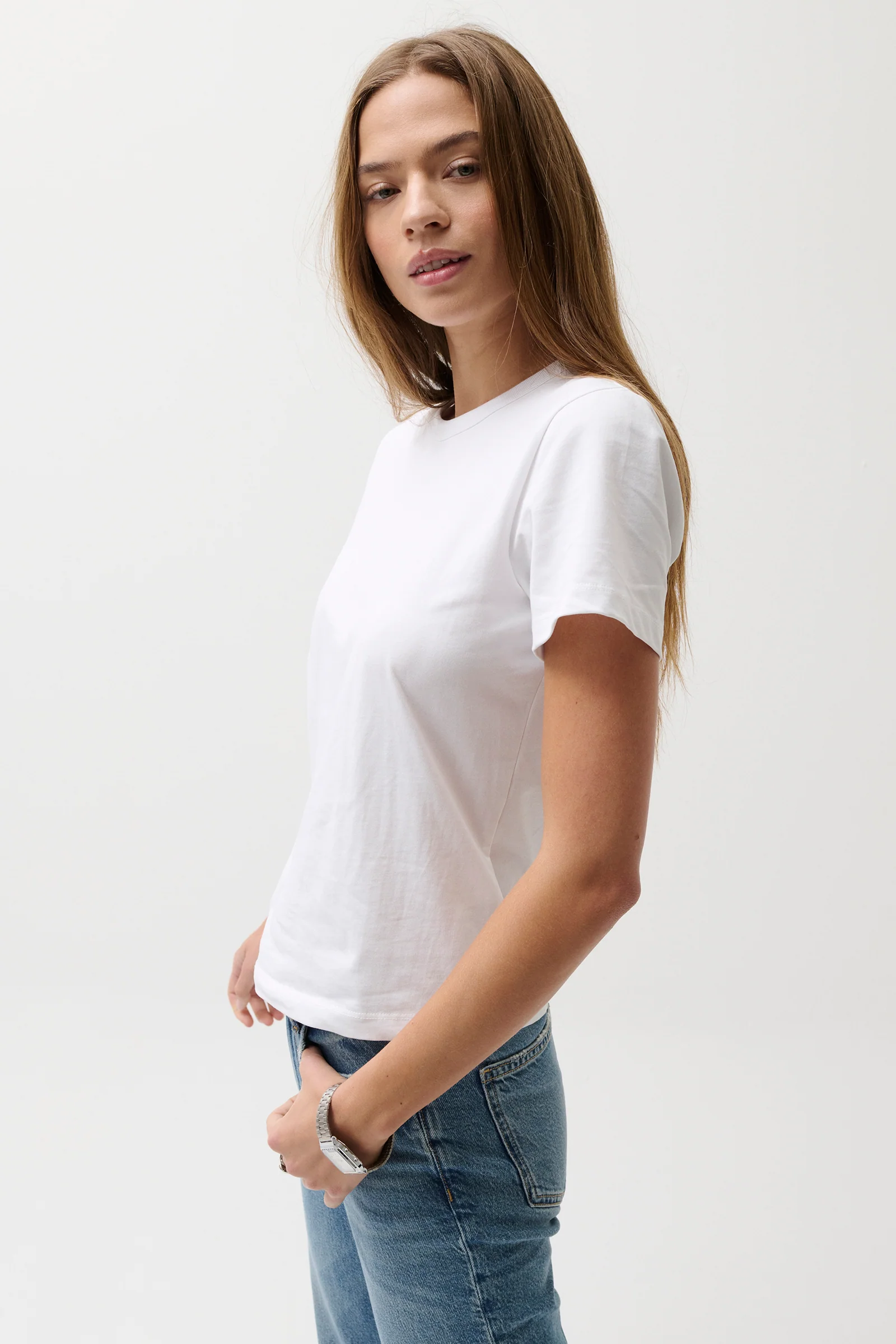 Alba Baby Tee - Le Blanc - Image 4
