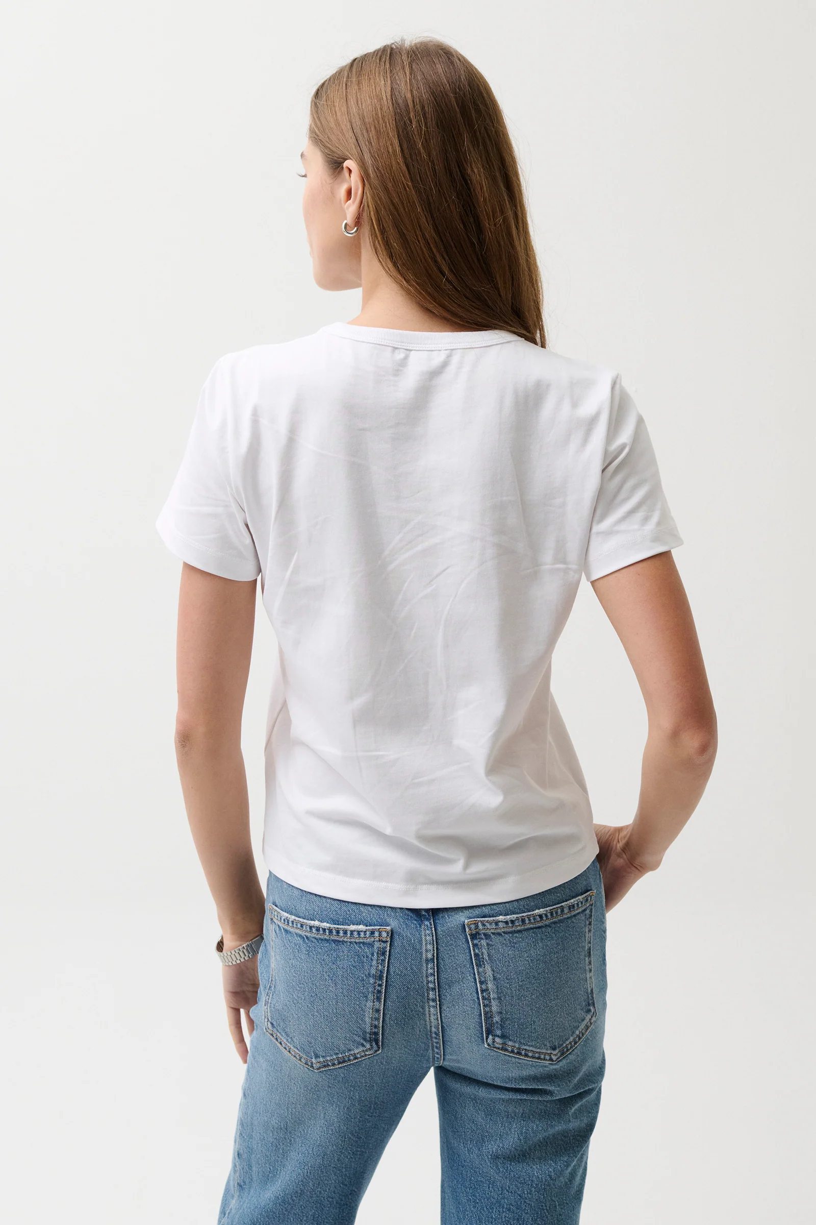 Alba Baby Tee - Le Blanc - Image 5