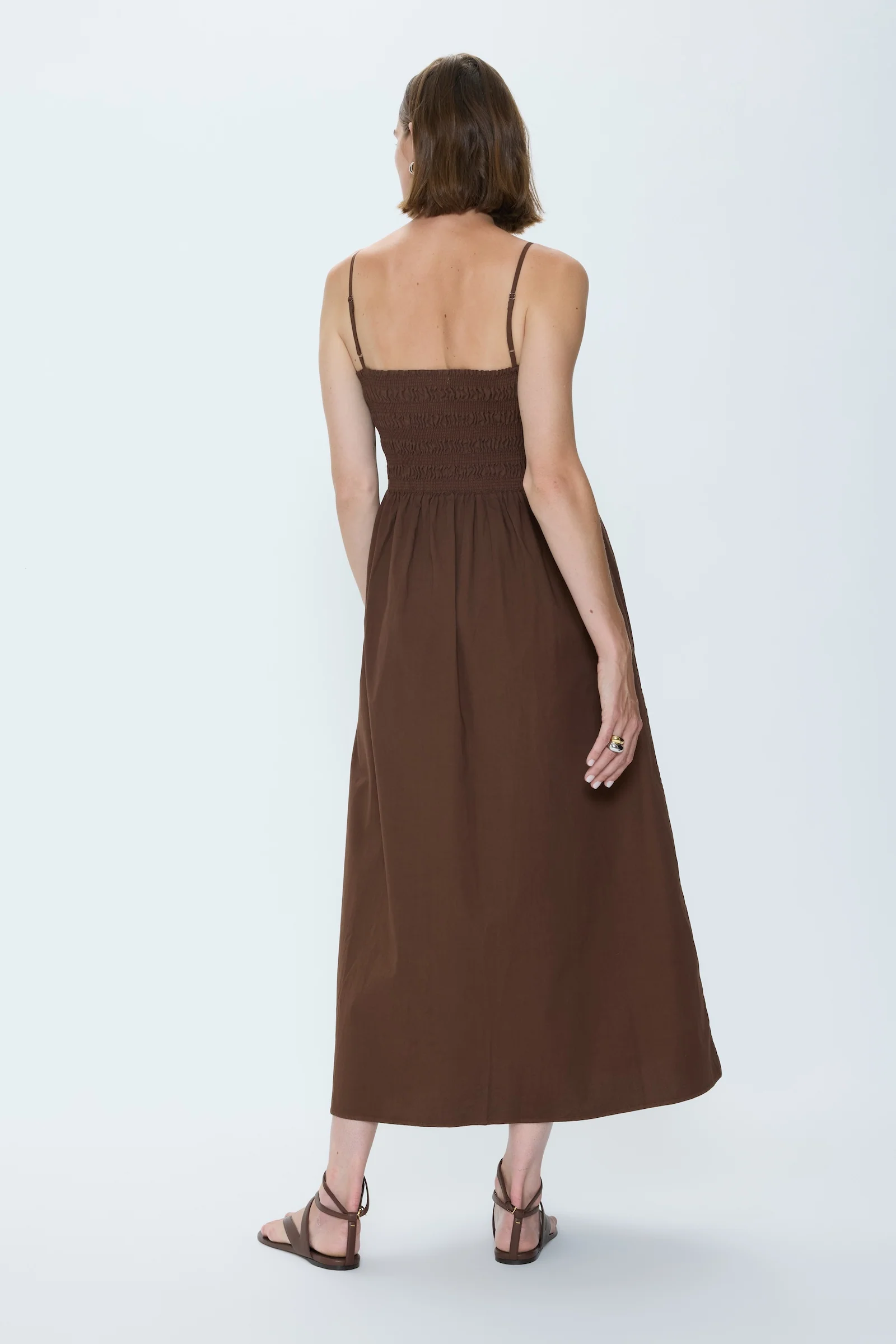 Bianca Shirred Bodice Dress - Bruna - Image 4