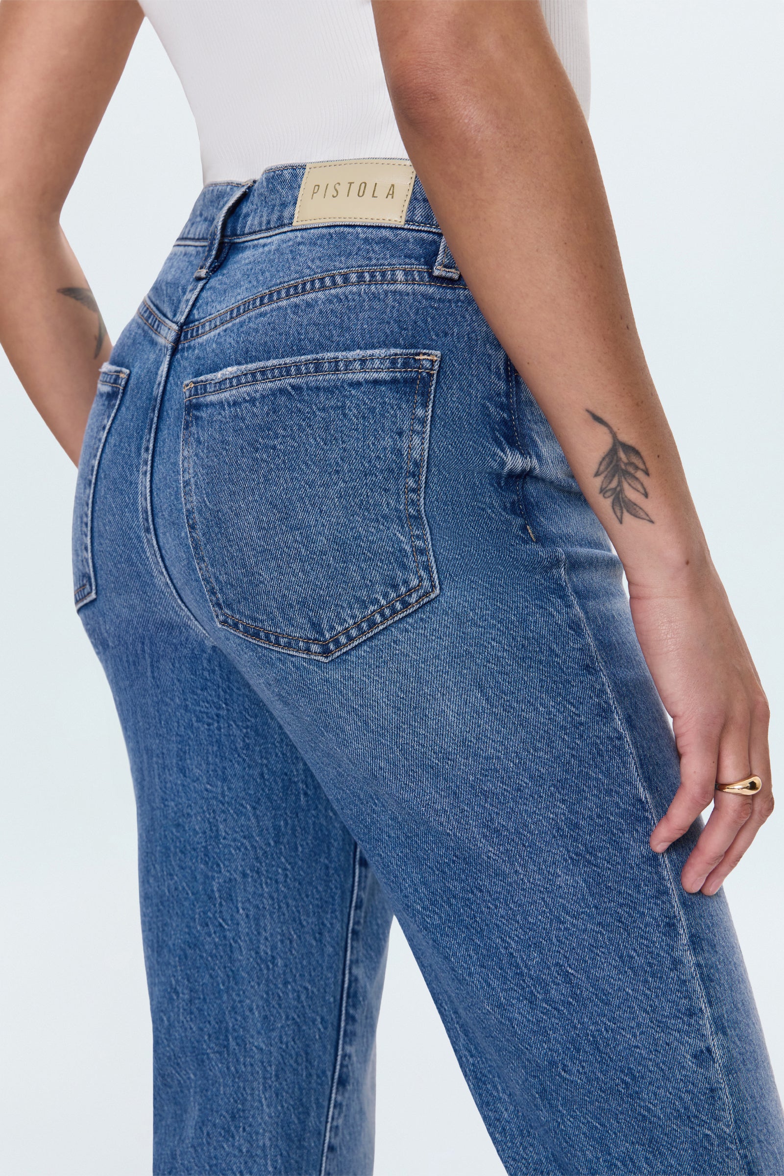 Bri High Rise Slim Straight Jean - Charleston - Image 3