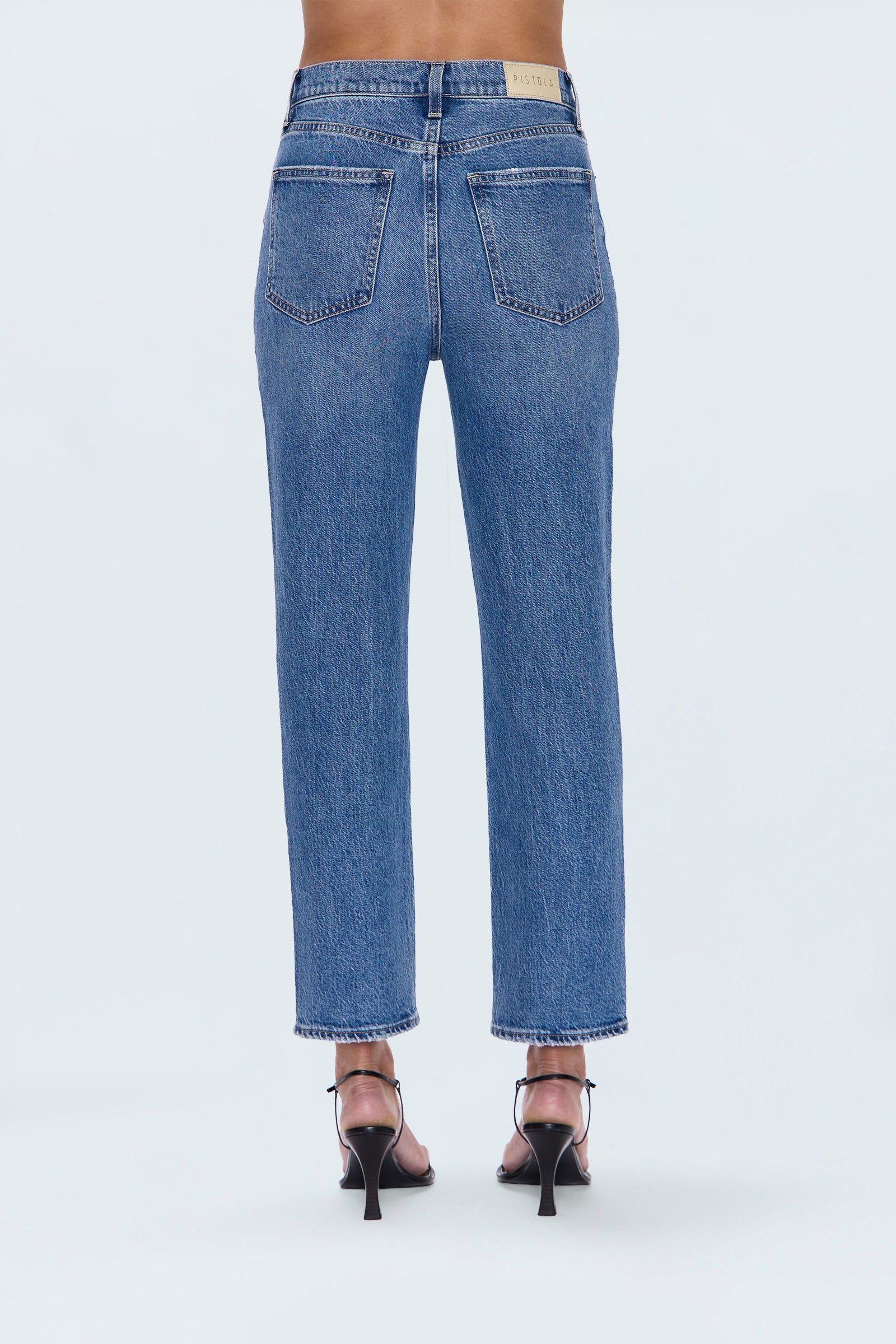 Bri High Rise Slim Straight Jean - Charleston - Image 8