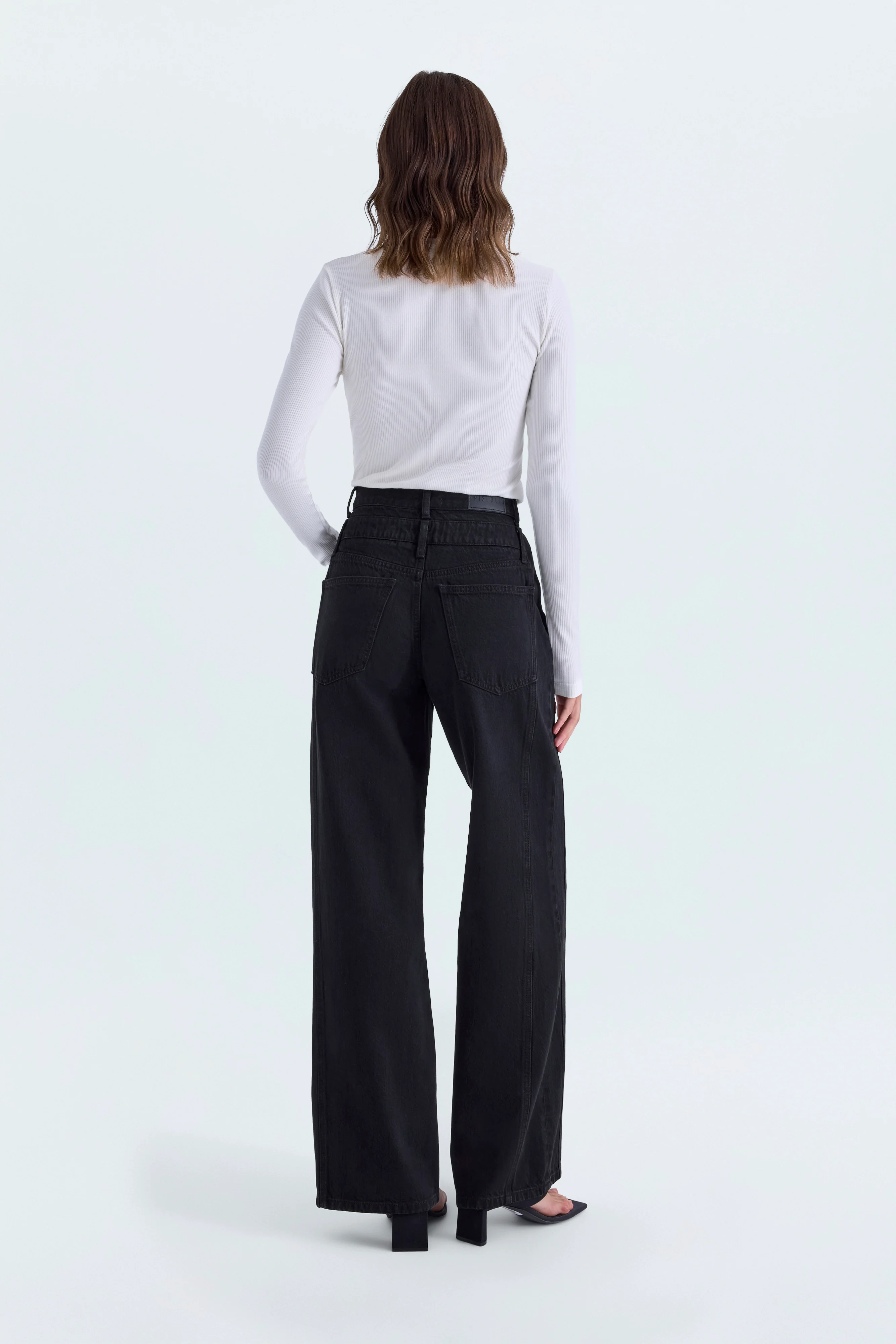 Caleb High Rise Stacked Waist Jean - Midnight Hour - Image 4