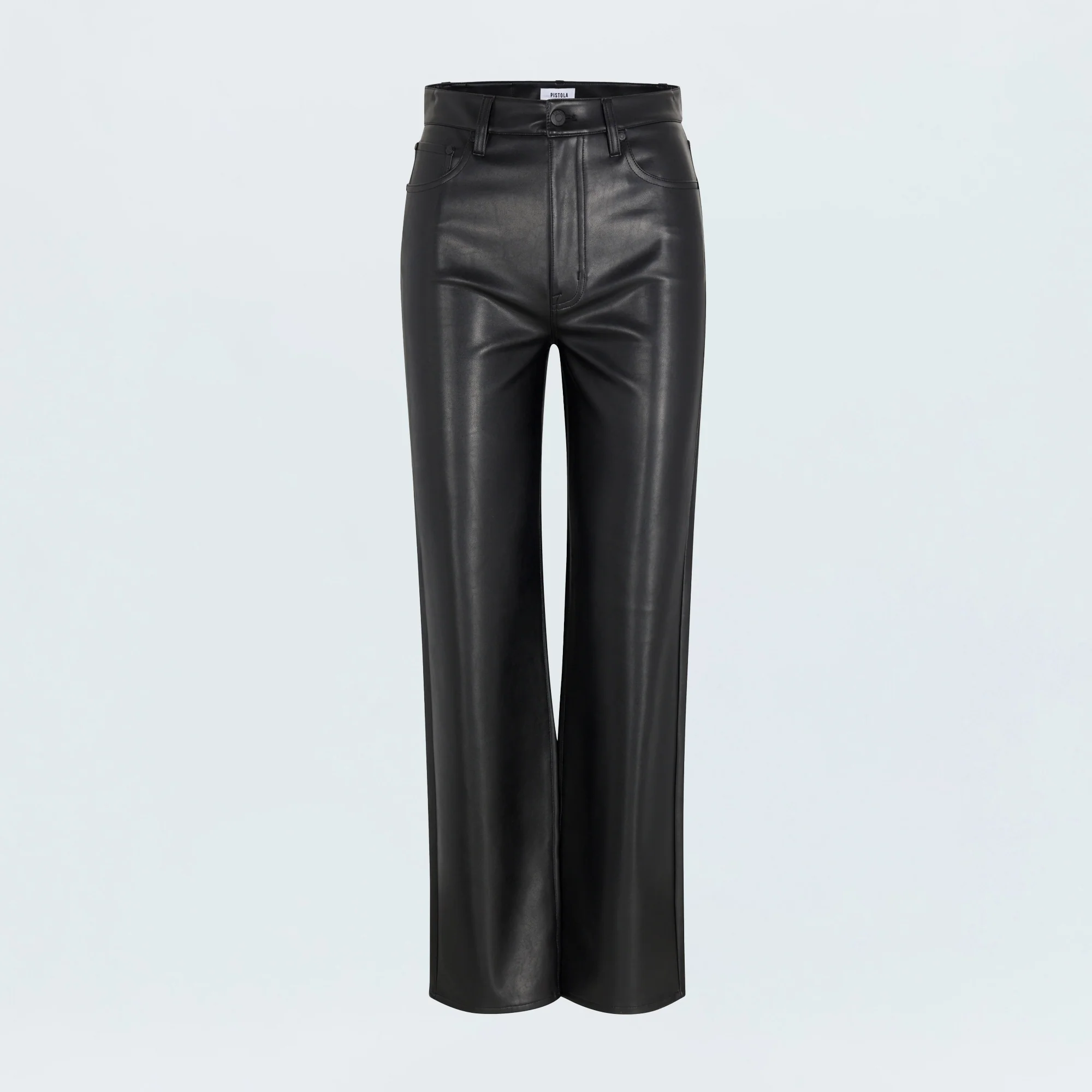 Cassie Super High Rise Straight Pant - Onyx - Image 6