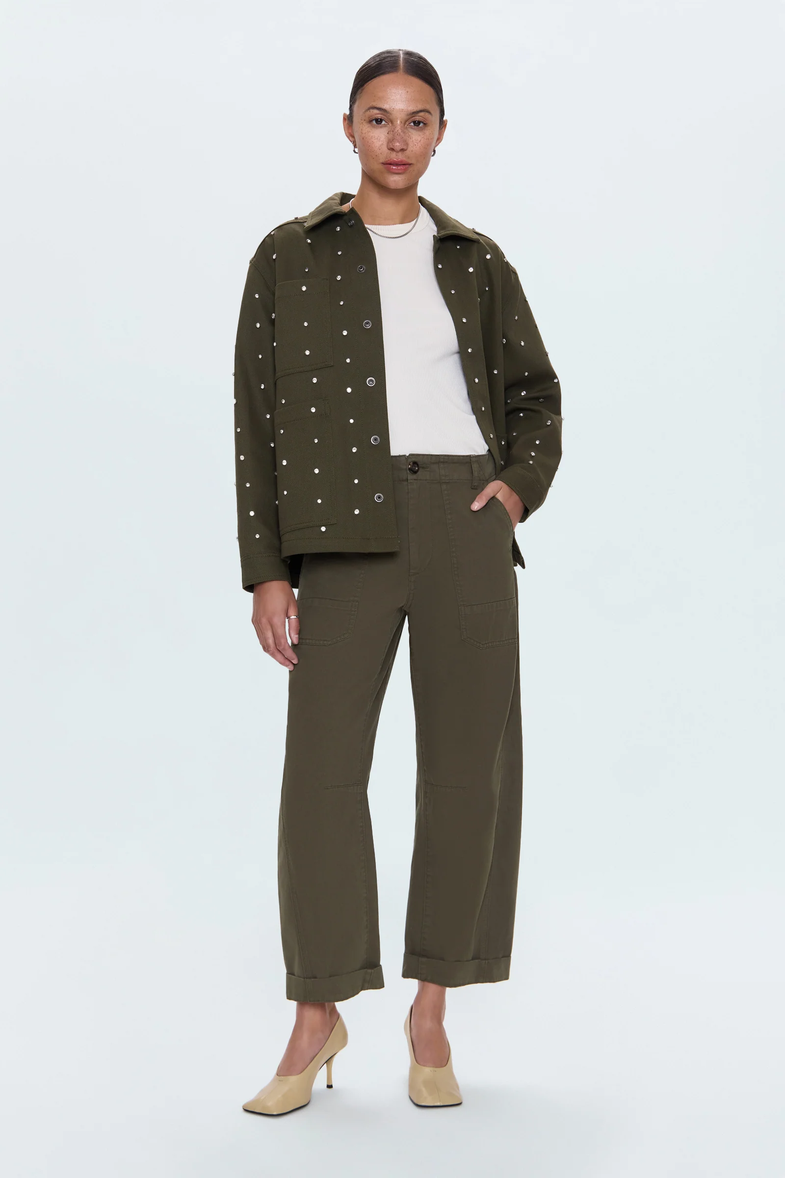 Cosette Relaxed Utility Jacket - Sycamore - Image 5