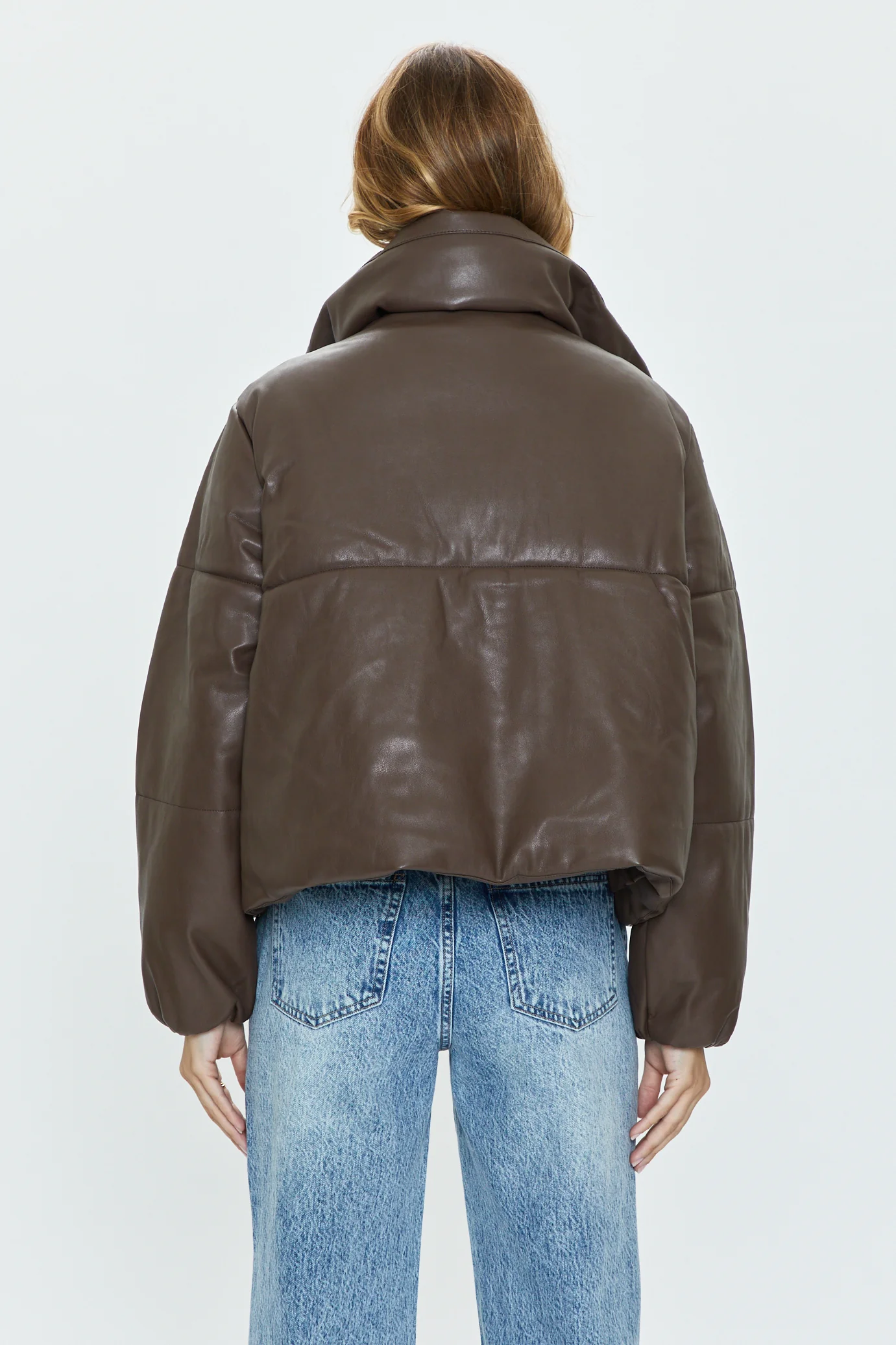 Donovan Puffer Jacket - Espresso - Image 4
