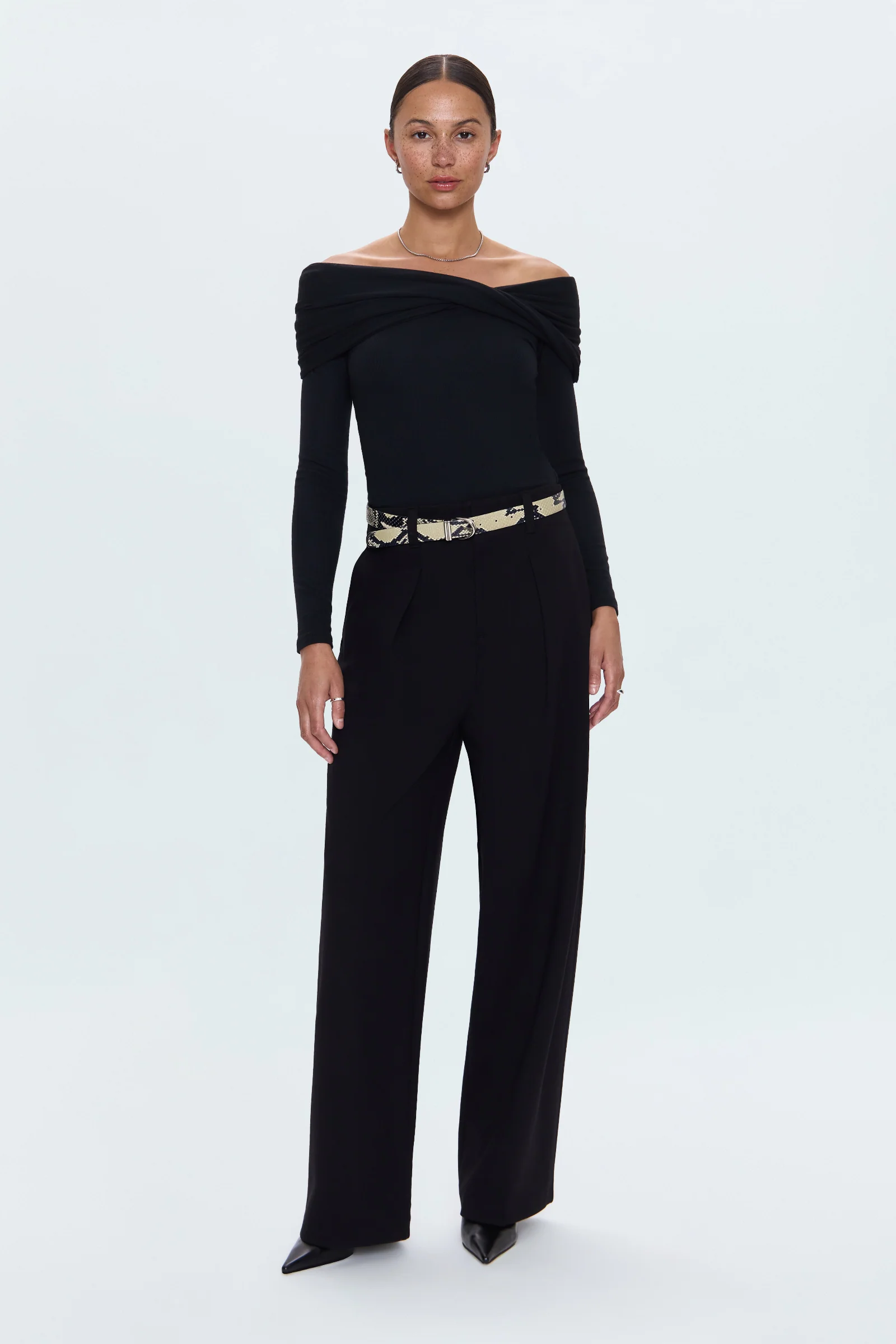 Eden Pleated Barrel Trouser - Night Out - Image 3