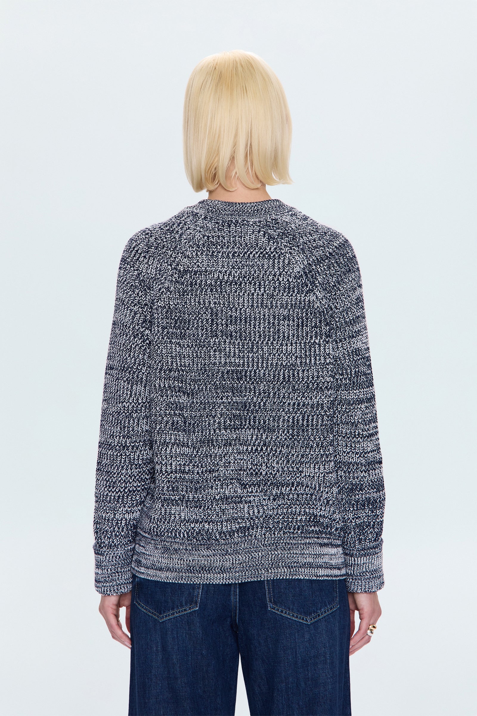 Edie Sweater - Navy Marl - Image 5