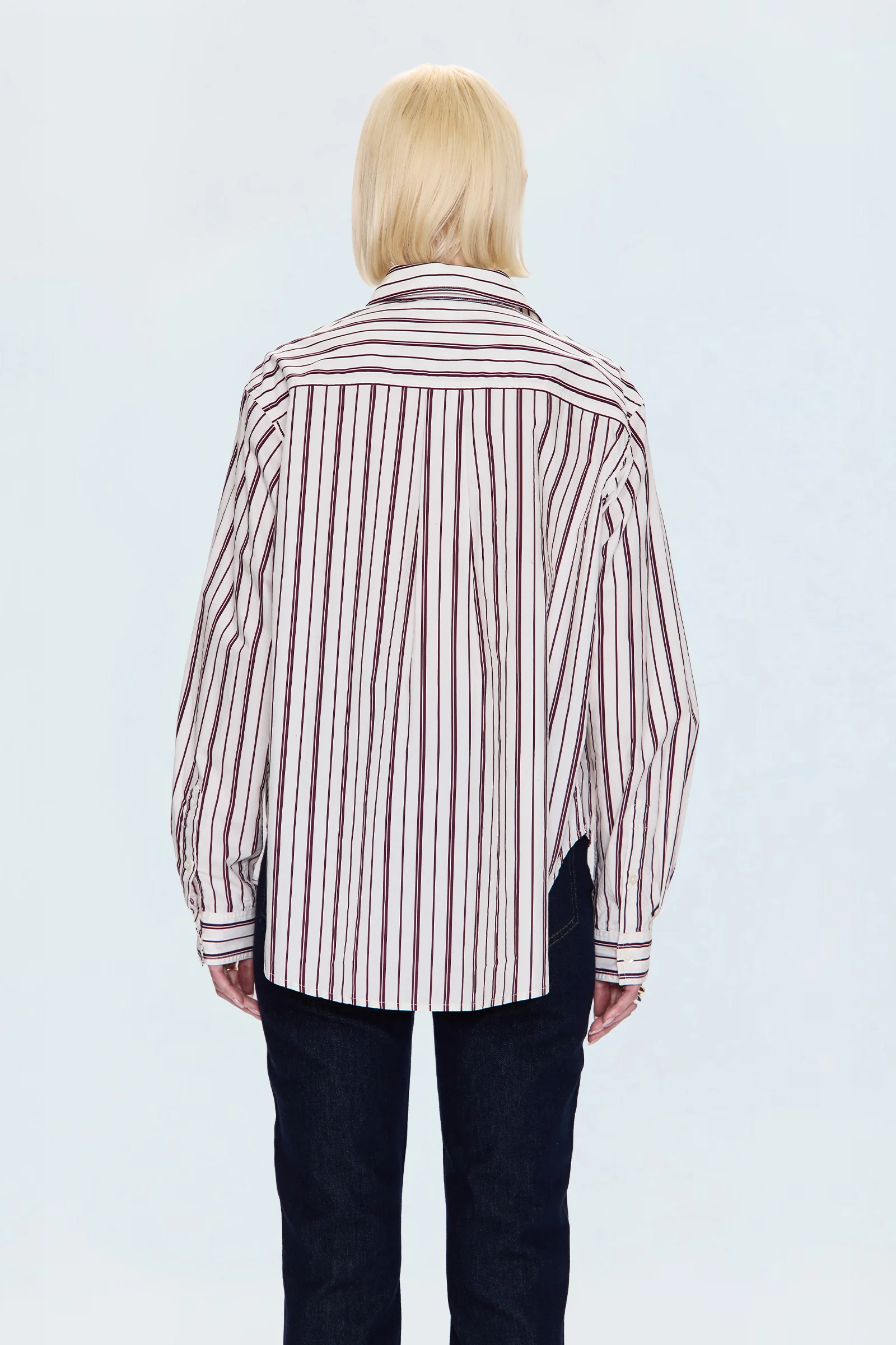 Finlay Shirt - Claret Stripe - Image 4