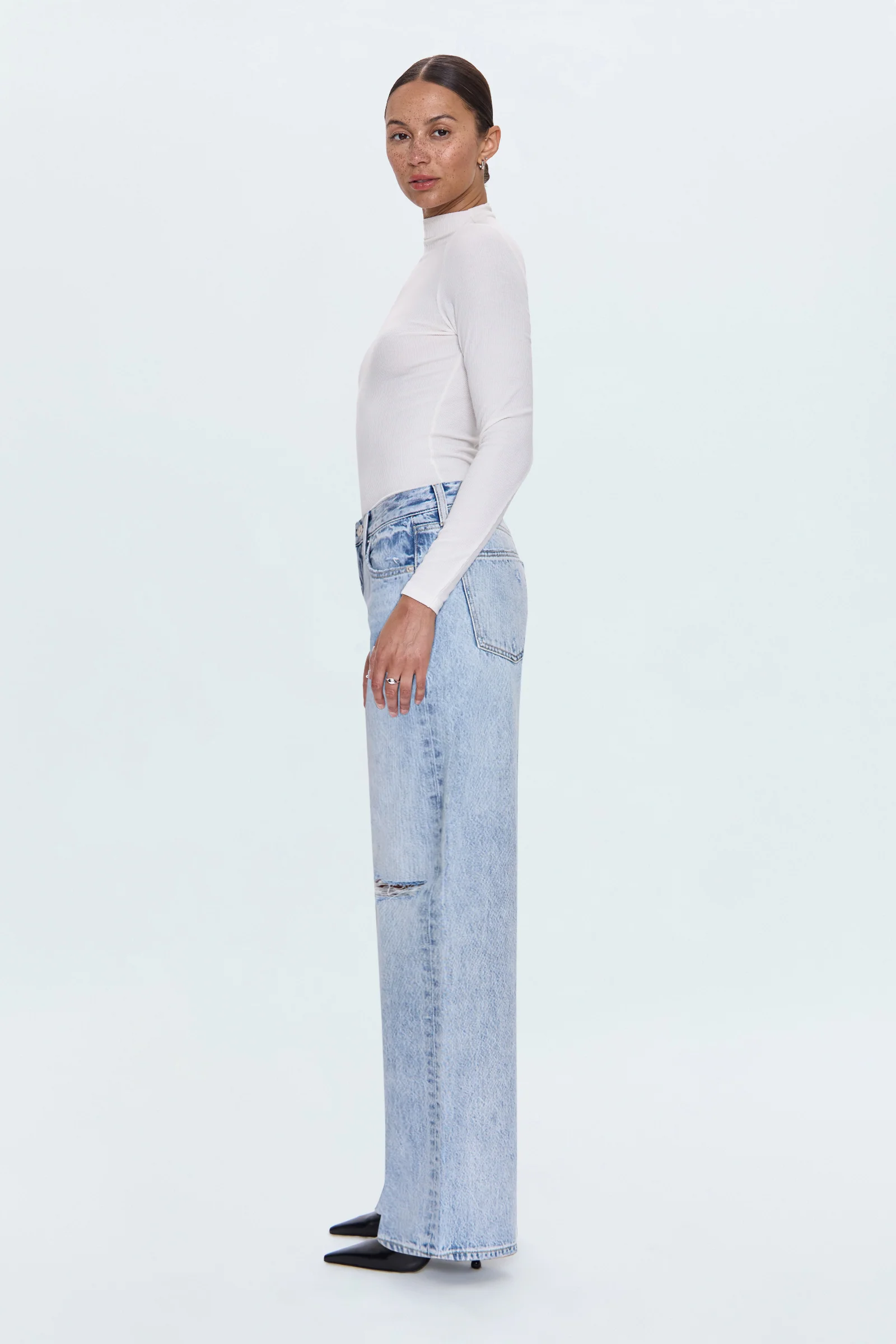 Hendrix High Rise Baggy - Revel Distressed - Image 2