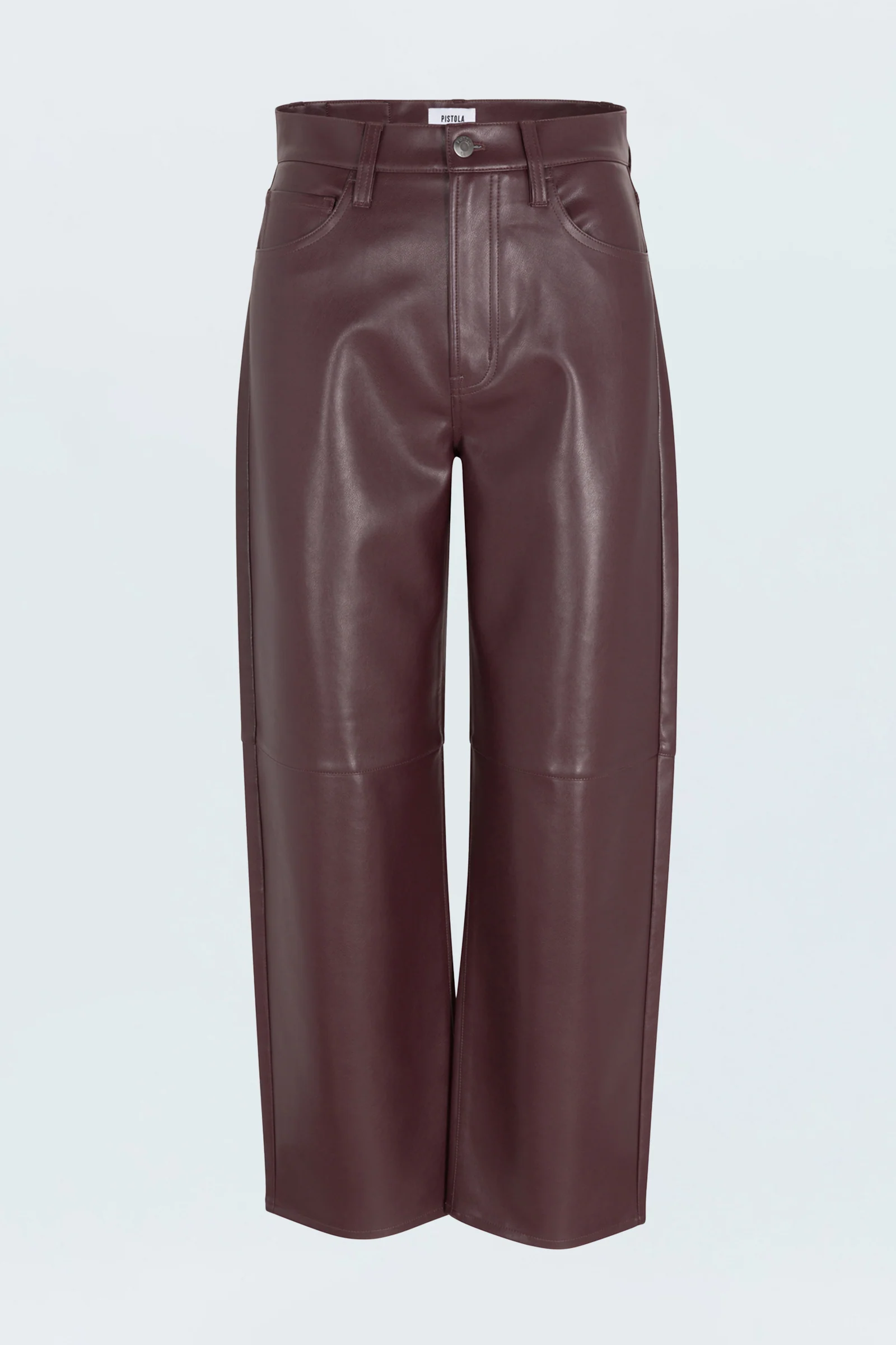 Jett High Rise Bowed Straight Pant - Cabernet - Image 6