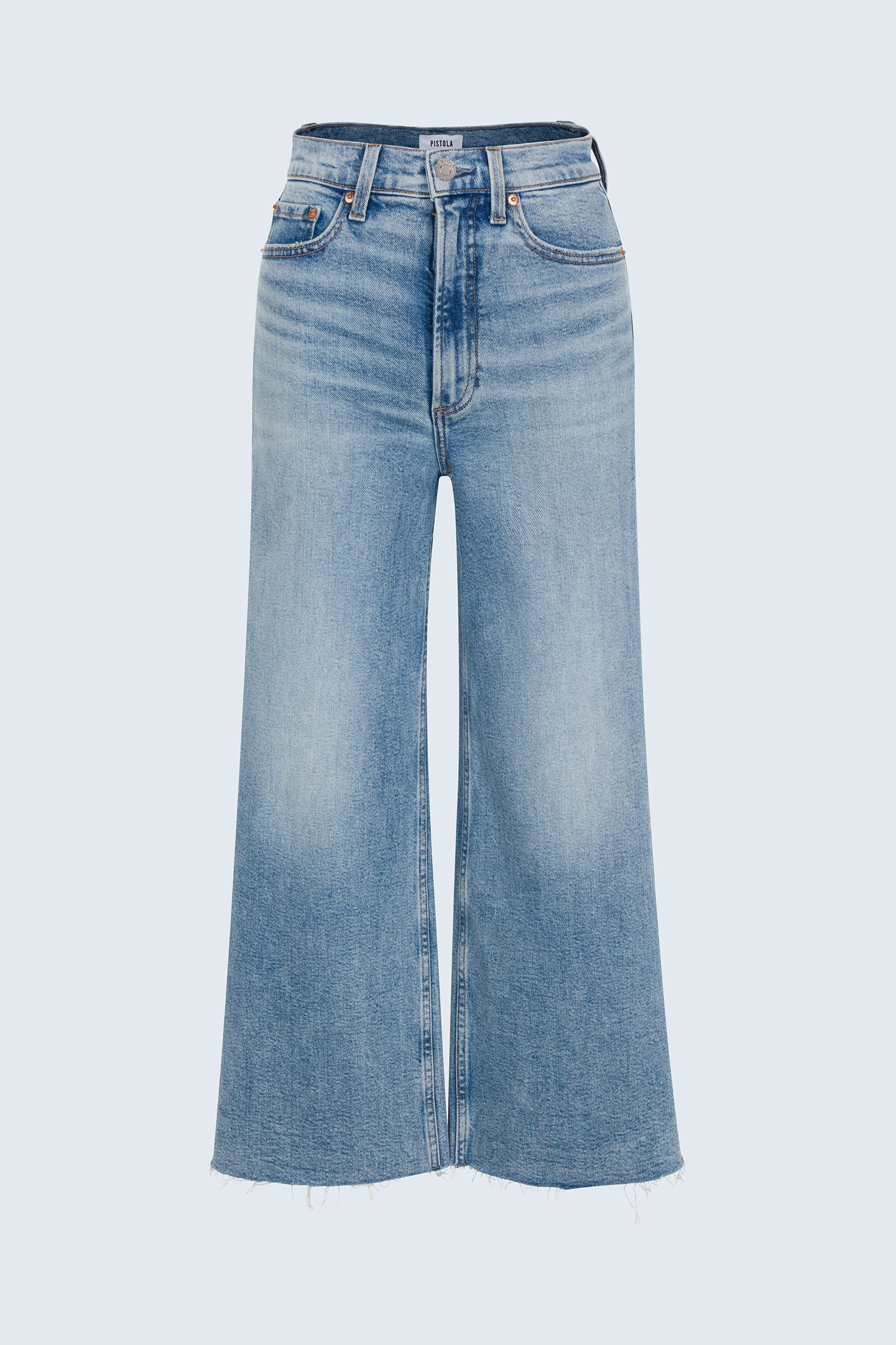 Lana Crop High Rise Ultra Wide Jean - Bistro - Image 8