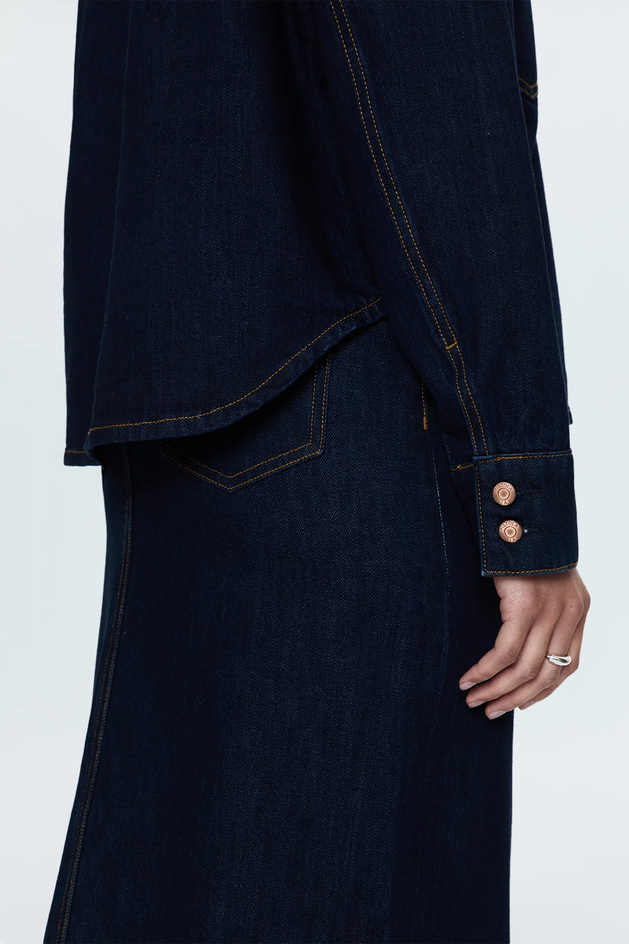 Mandy Denim Shacket - Countdown - Image 4