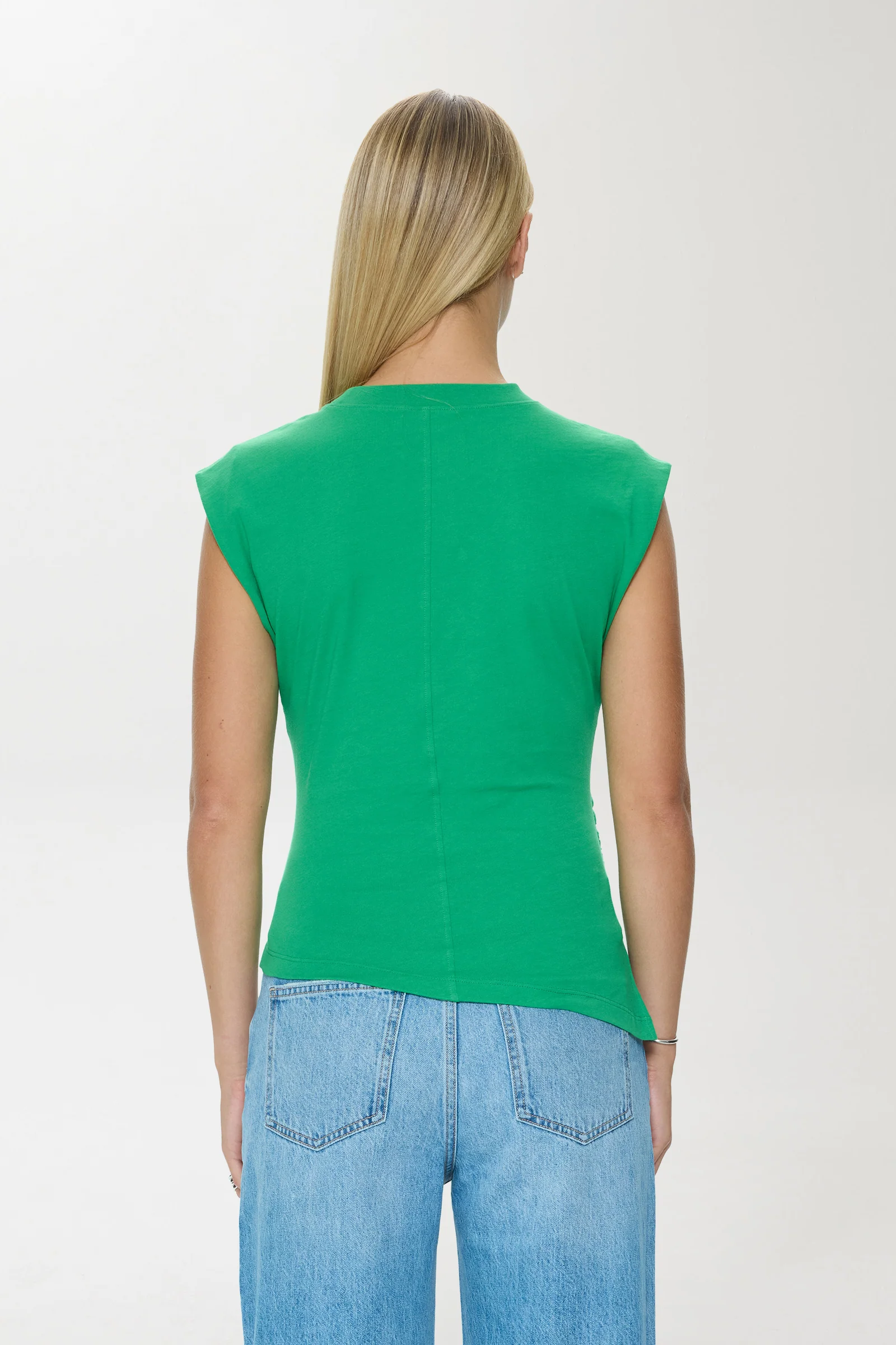 Nya Draped Tee - Mantis - Image 6