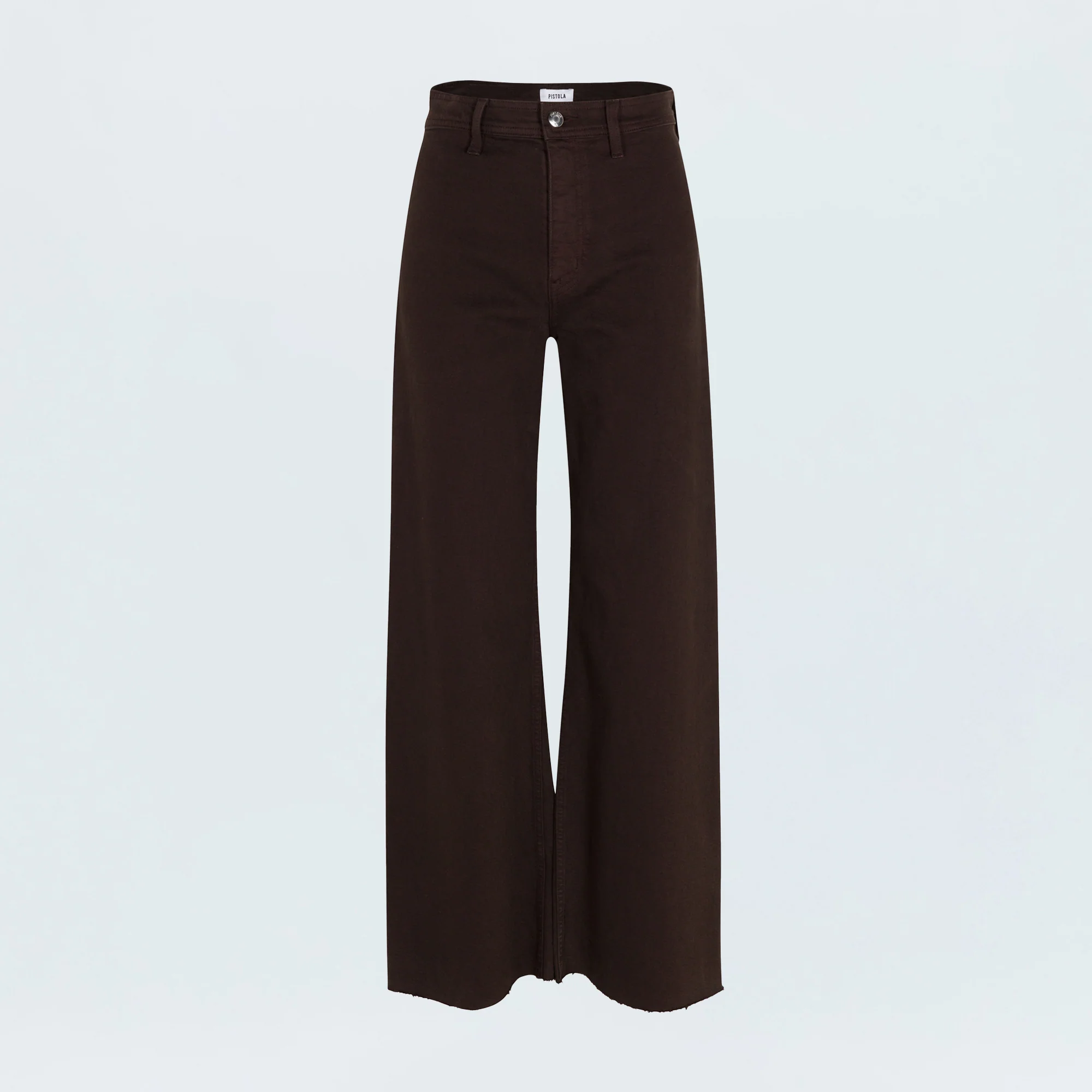 Penny High Rise Wide Leg Jean - Mocha - Image 6