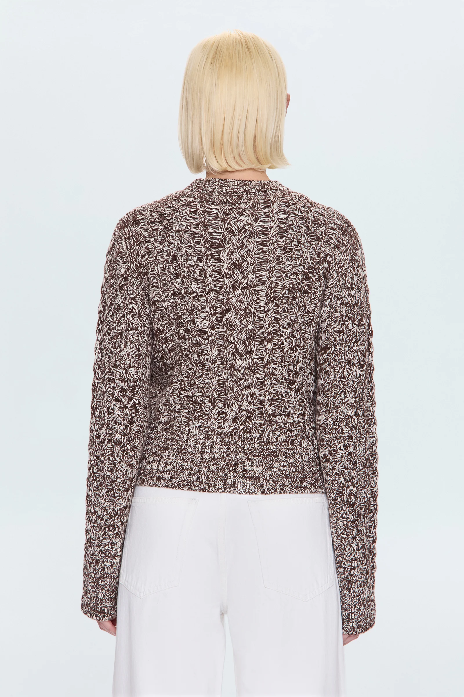 Quinn Sweater - Chocolate Marl - Image 4