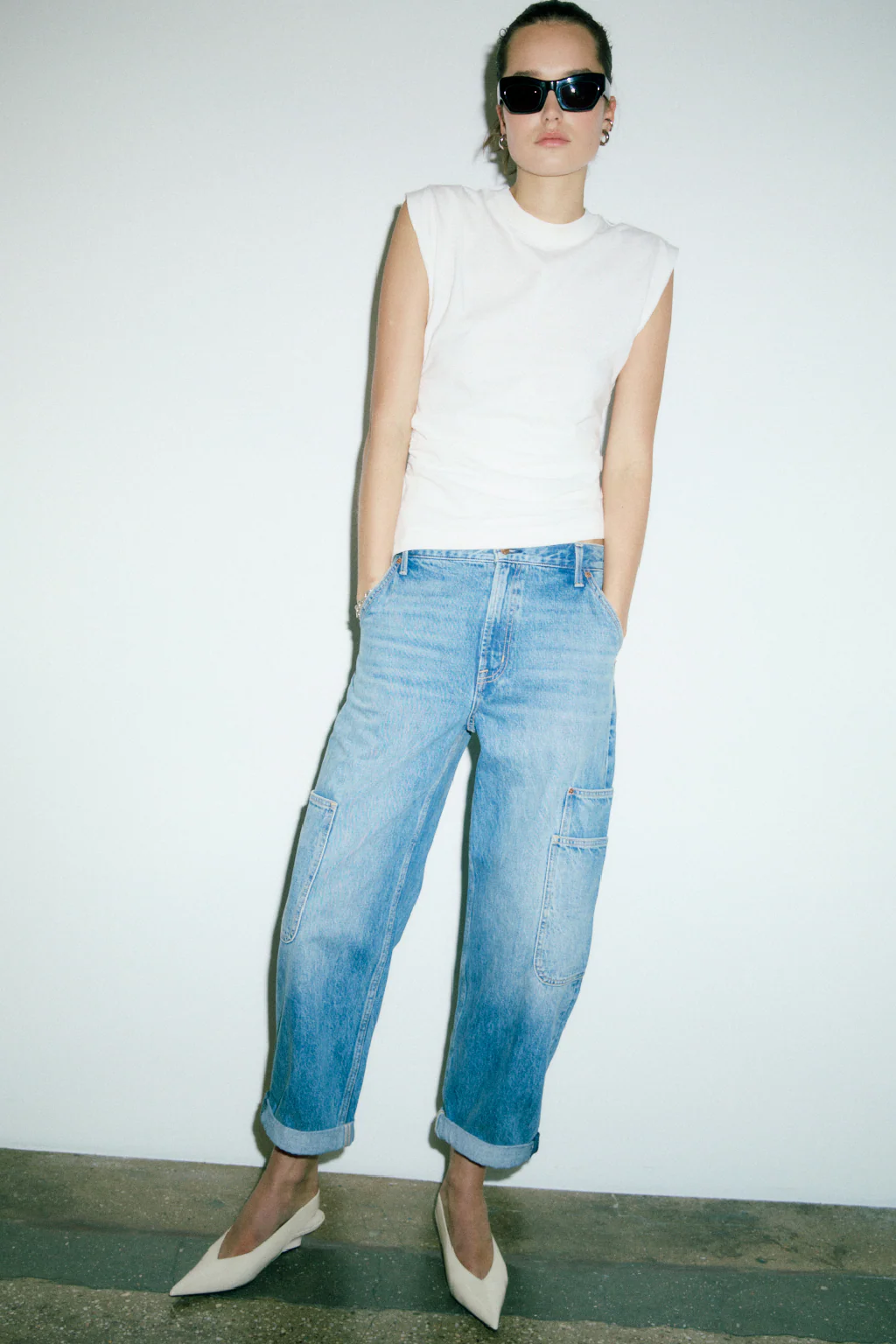 Sonny High Rise Barrel Jean - Coastal Fade