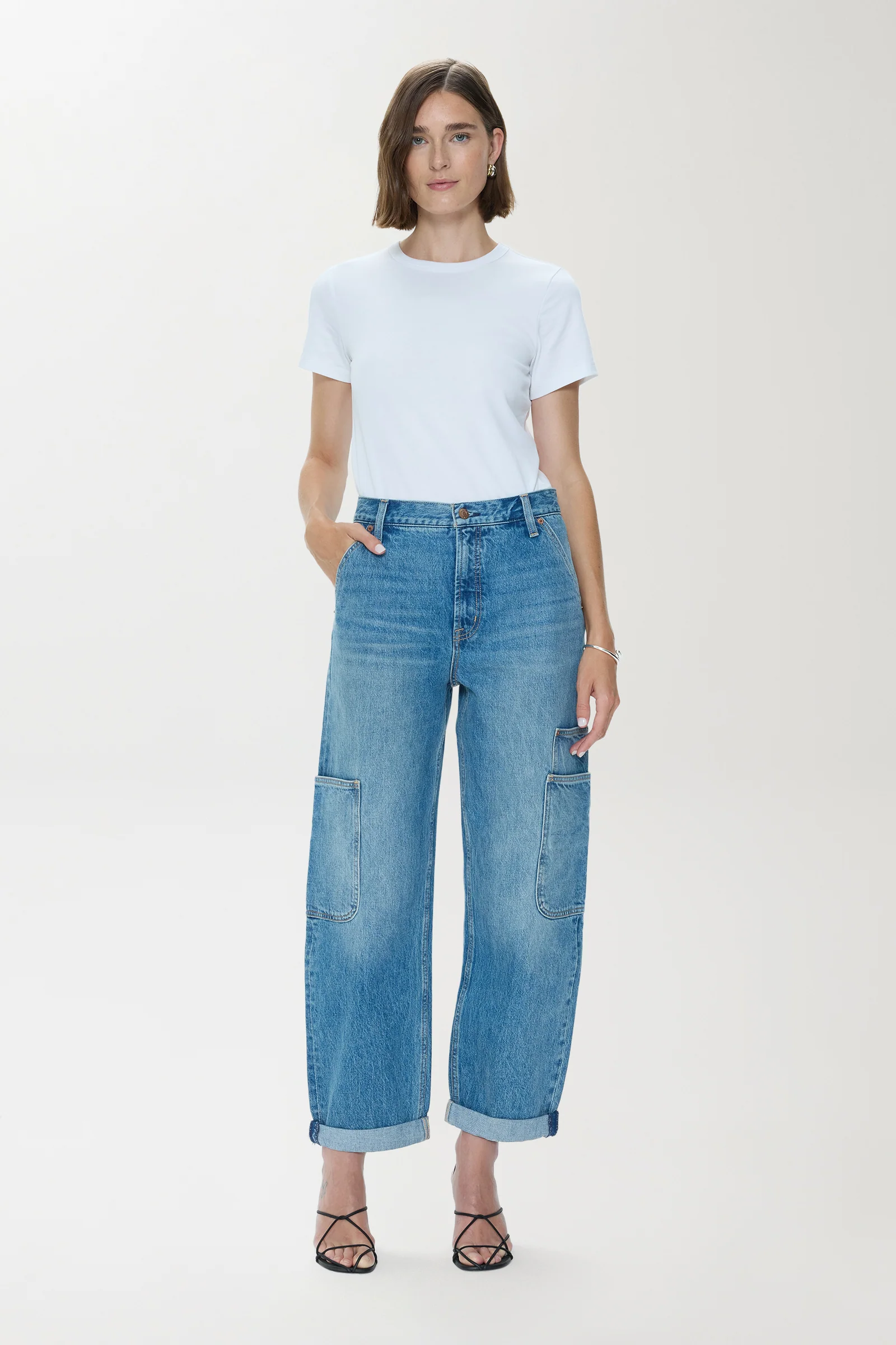 Sonny High Rise Barrel Jean - Coastal Fade - Image 6