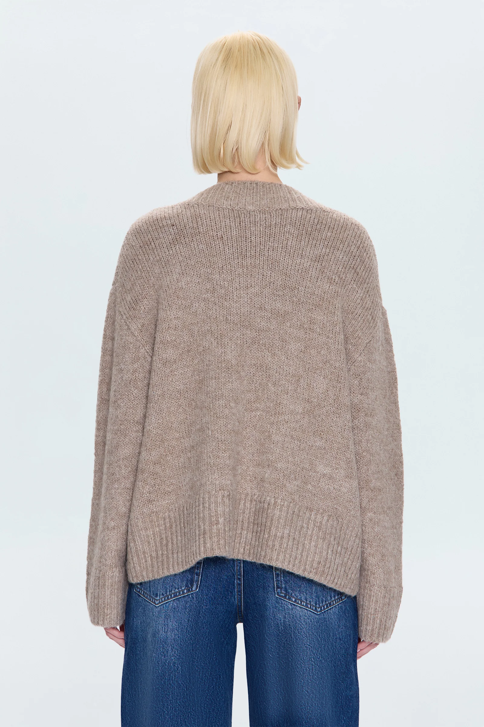 Talia Sweater - Taupe - Image 5