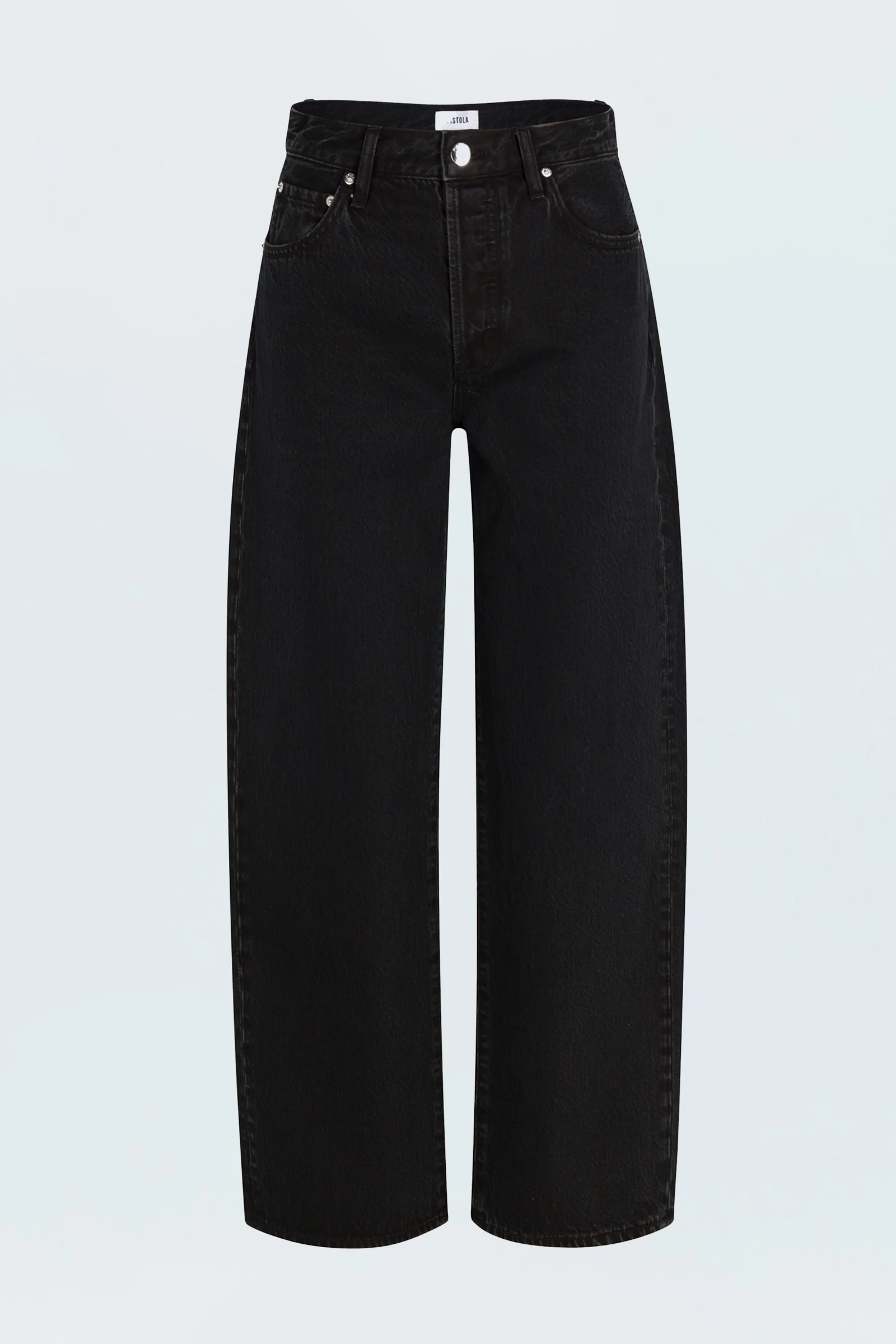 Tate High Rise Bowed Wide Leg Jean - Midnight Hour - Image 7