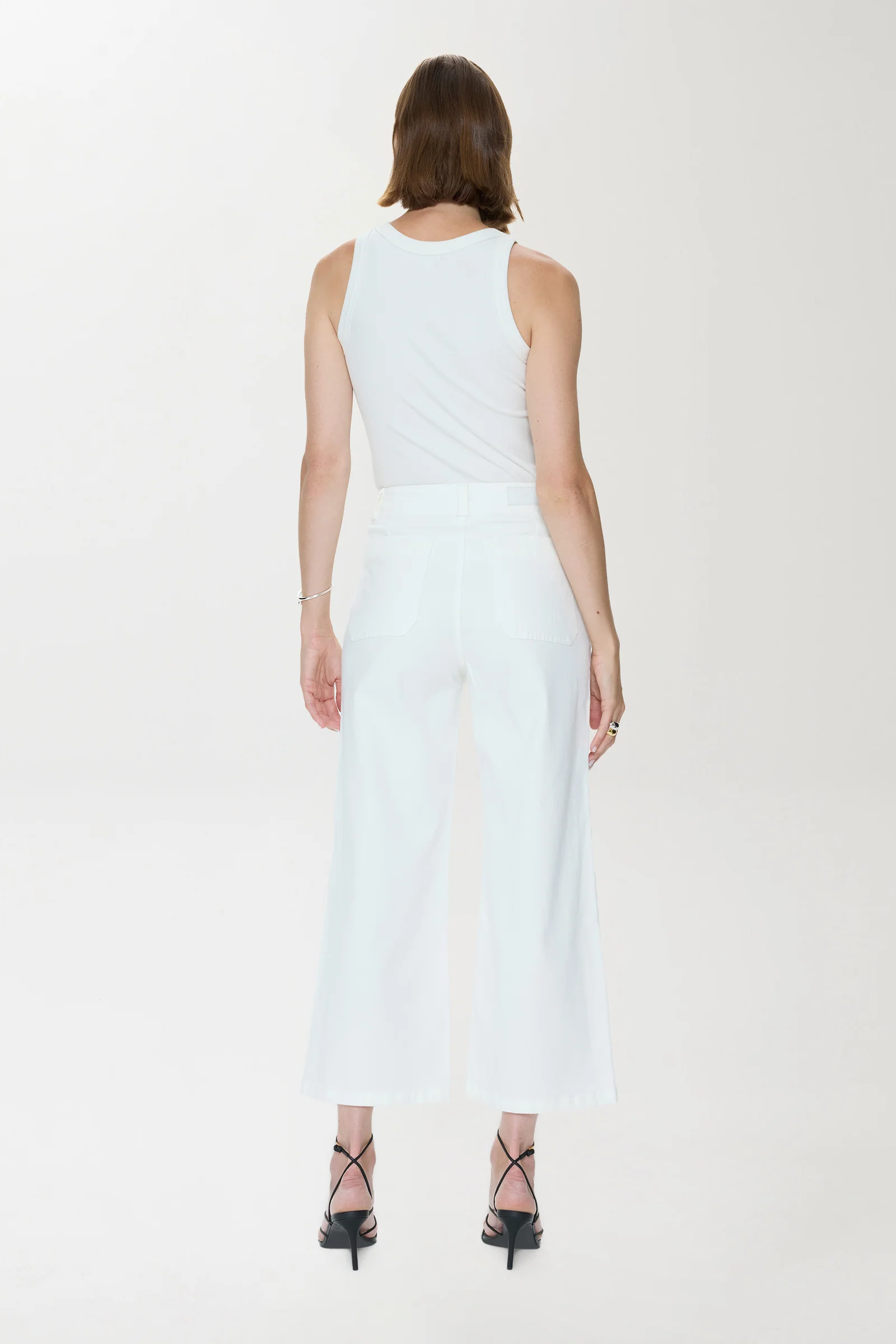 Zooey Patch Pocket Utility Pant - Le Blanc - Image 4